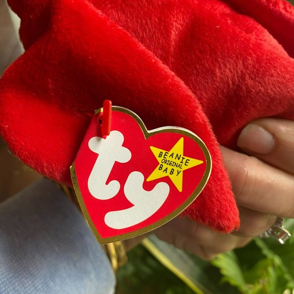 Ty Beanie Baby - Mac the Cardinal Bird - Style Number #04225 - Picture 3 of 6